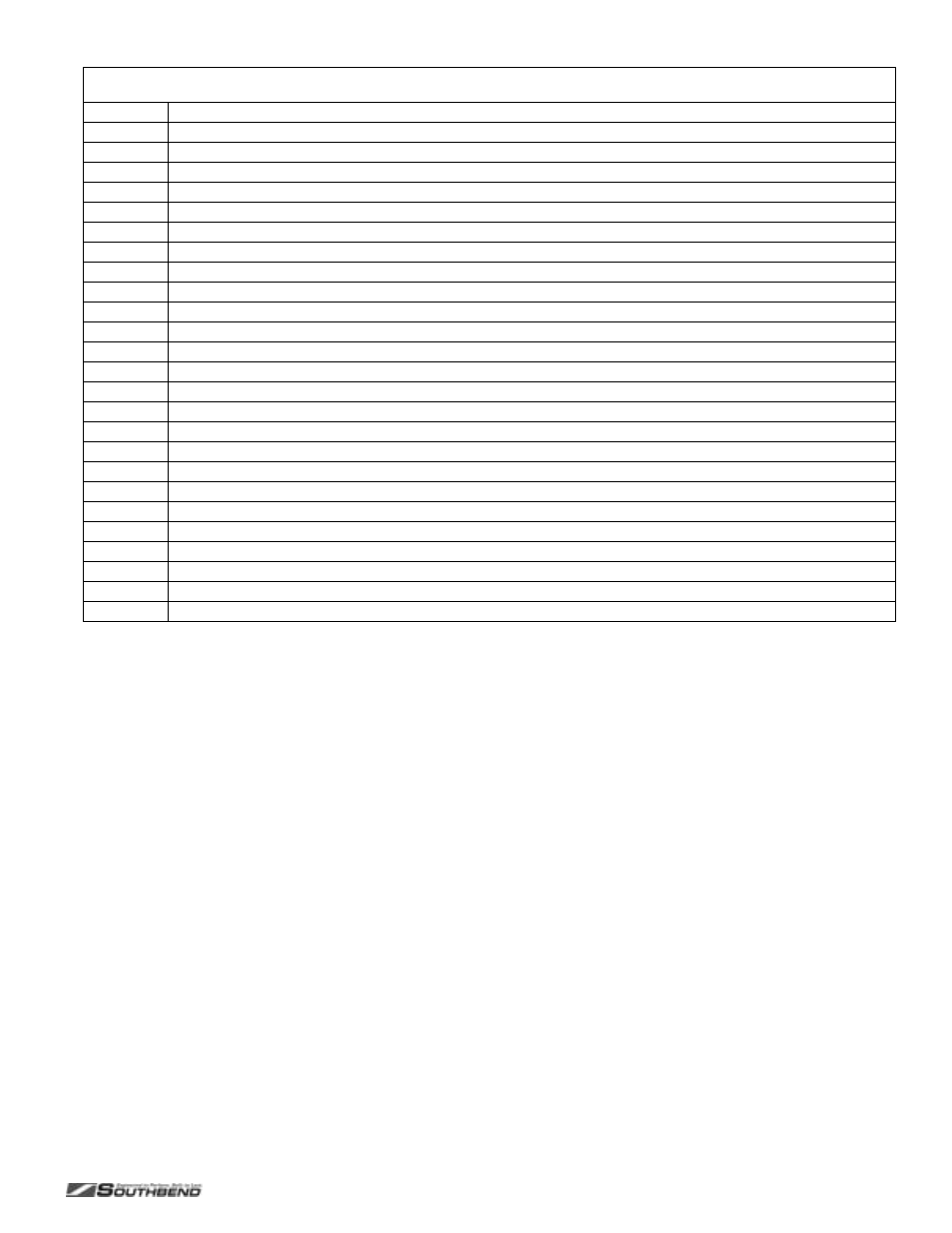 Side panel and battery-assembly parts | Southbend P24C-CC User Manual | Page 77 / 80