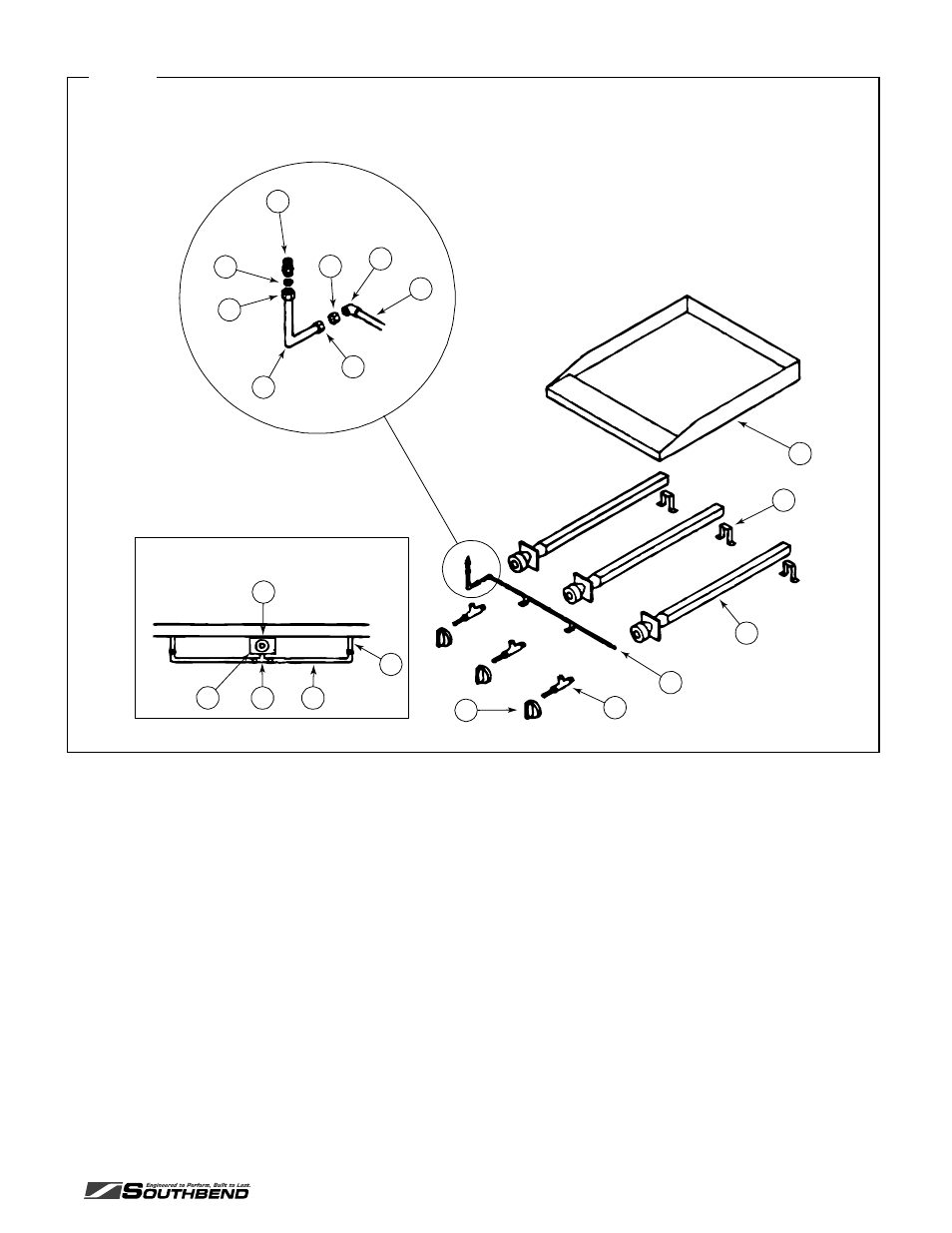 24" griddle parts | Southbend X560DD S536A User Manual | Page 43 / 48