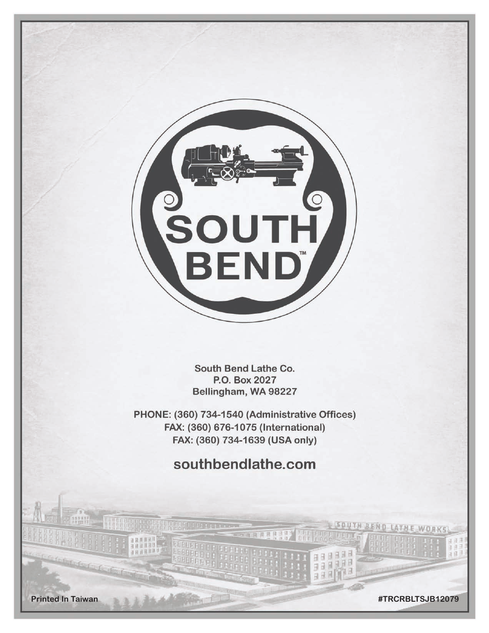 Southbend 14" METAL CUTTING BANDSAW SB1022 User Manual | Page 64 / 64