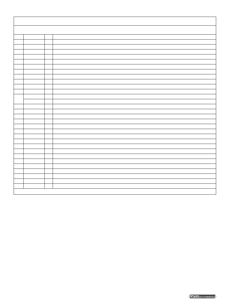 Southbend STRE-5EZ User Manual | Page 40 / 56