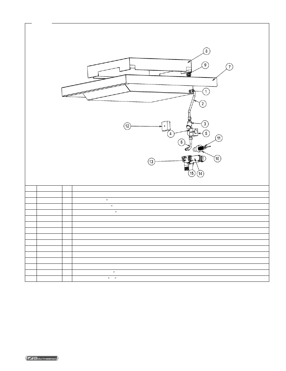 Water train parts | Southbend STRE-5EZ User Manual | Page 49 / 56