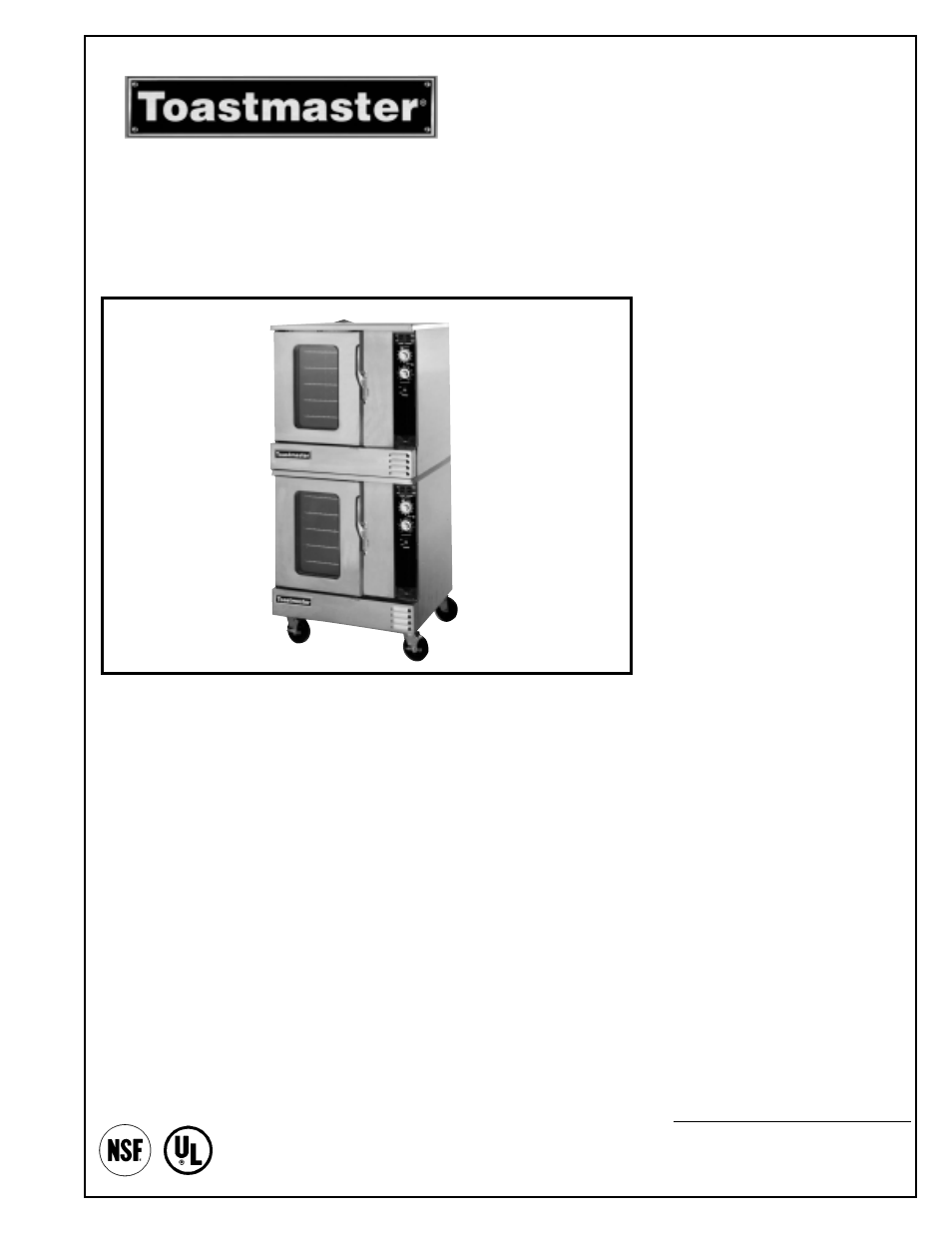 Southbend TG60SC User Manual | 2 pages