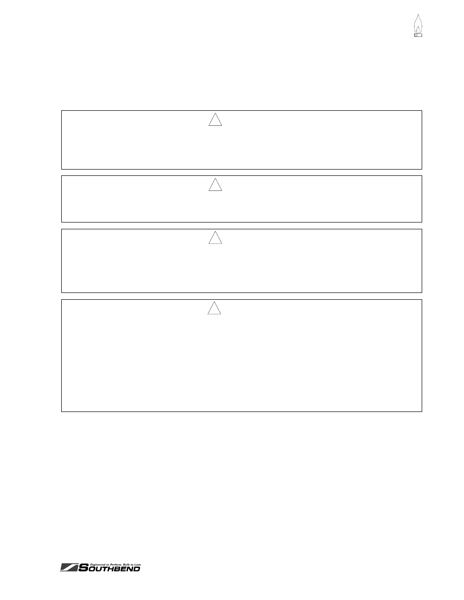 Peration | Southbend HDG-24-M User Manual | Page 21 / 52