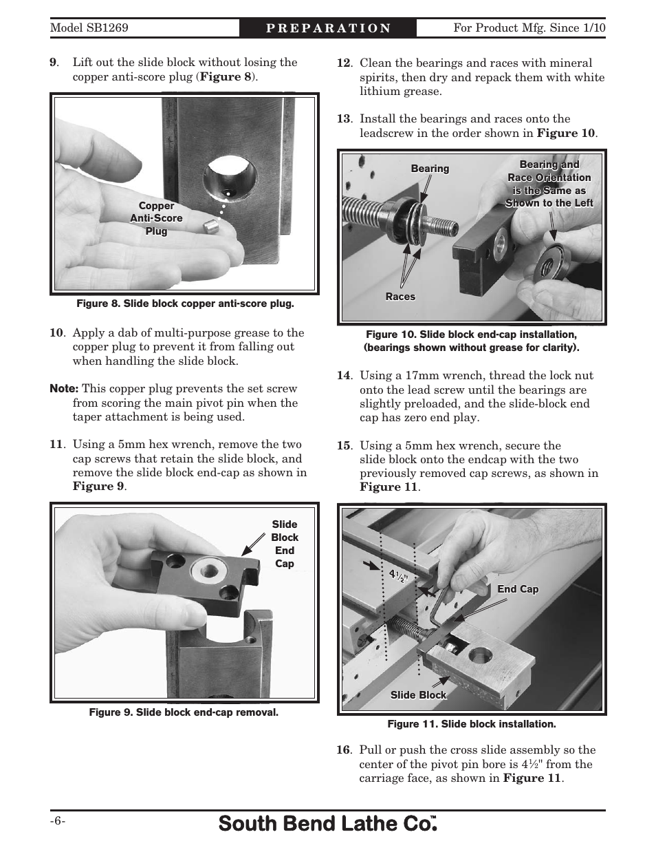 Southbend SB1269 User Manual | Page 6 / 16