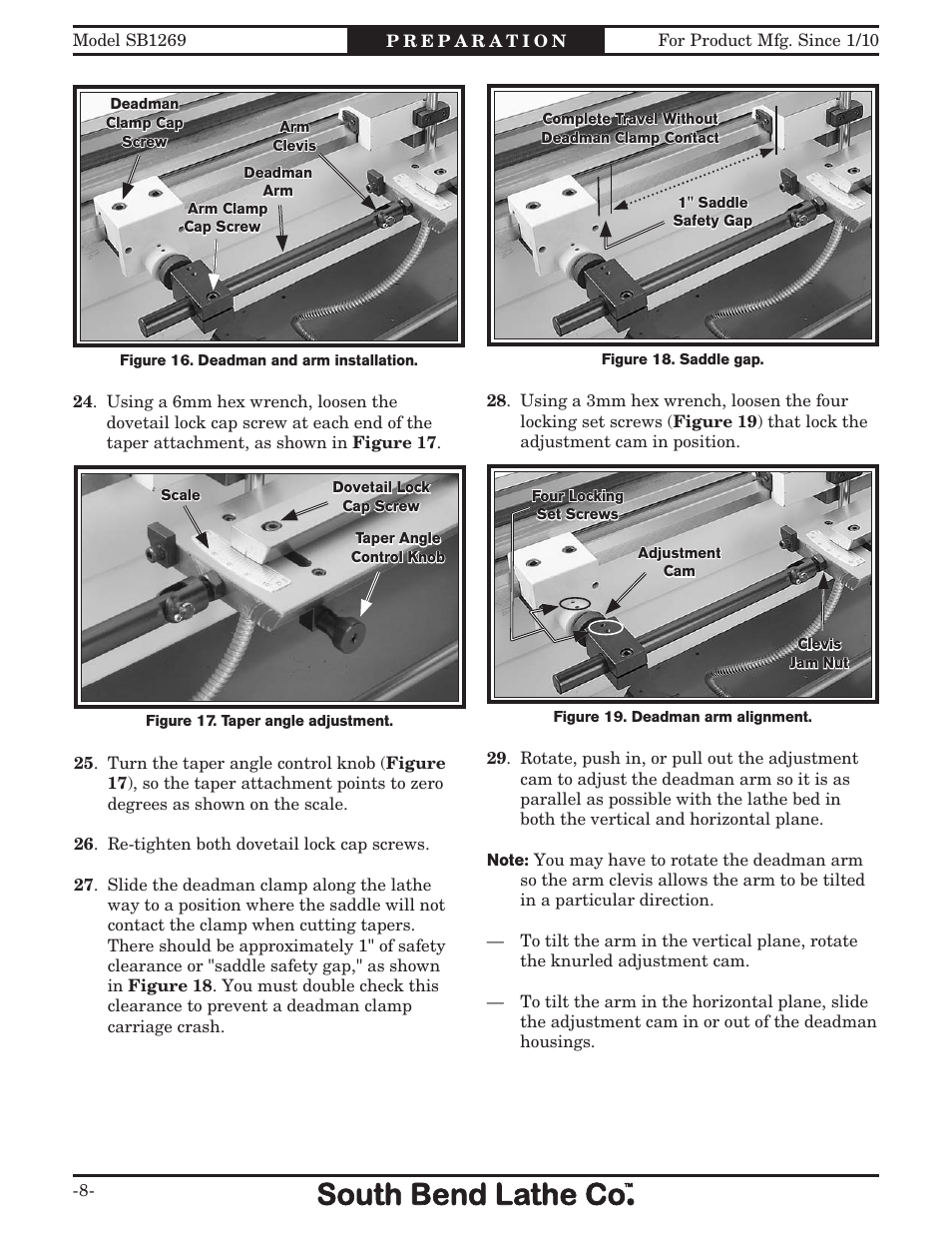 Southbend SB1269 User Manual | Page 8 / 16