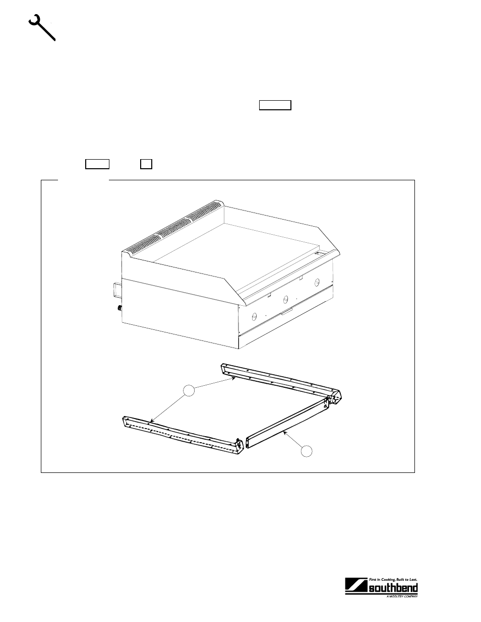 Step 2c: installation on insulated base, Nstallation | Southbend SGS-48E User Manual | Page 10 / 38