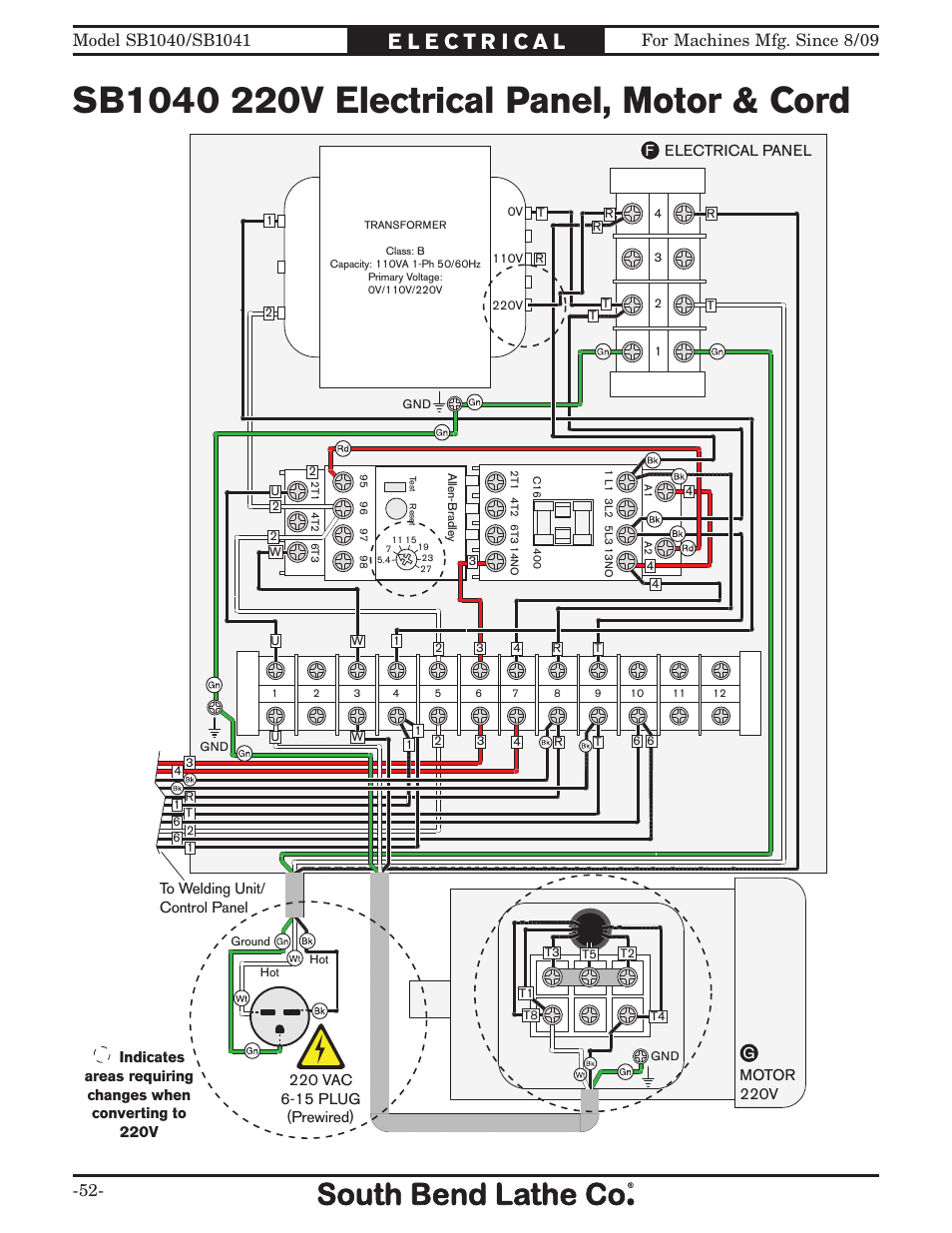 Southbend SB1040 User Manual | Page 54 / 72