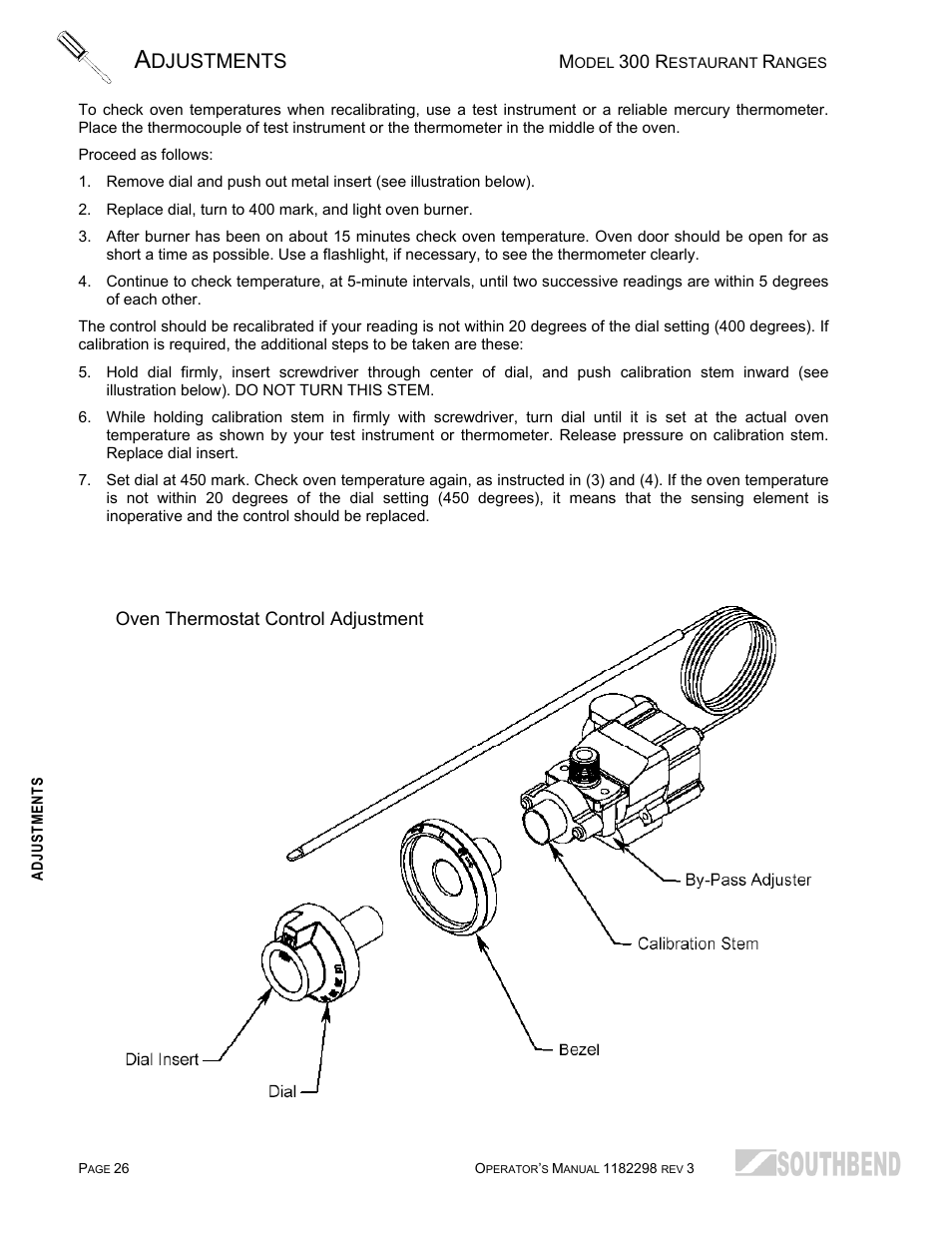 Djustments | Southbend 336D-3T User Manual | Page 26 / 64