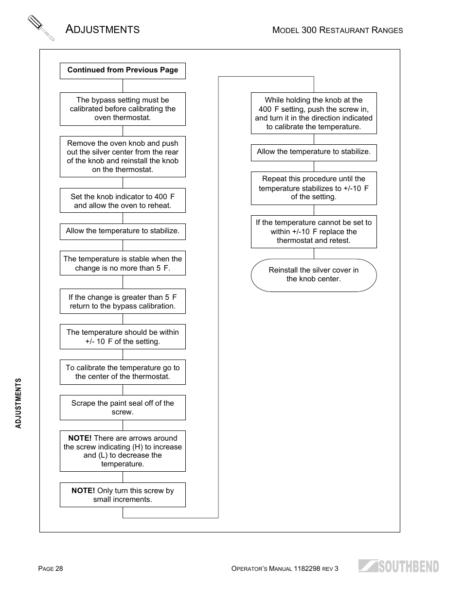 Djustments | Southbend 336D-3T User Manual | Page 28 / 64