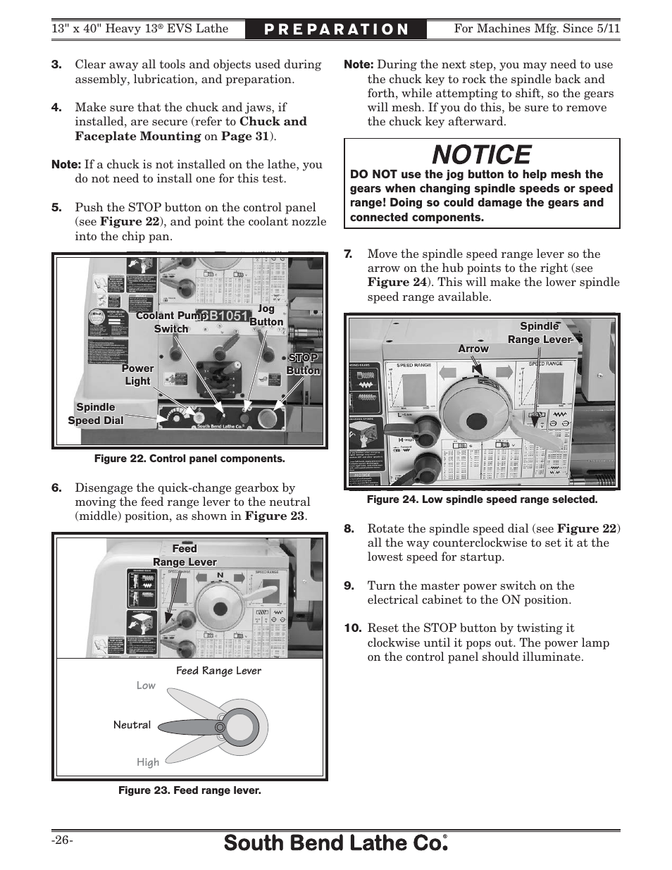 Southbend South Bend SB1051 User Manual | Page 28 / 136