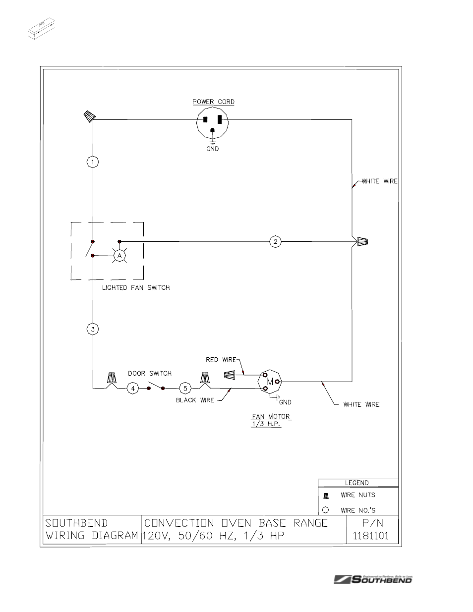 Roubleshooting, 400 r, Electrical schematic for 120 volt ranges | Southbend 436D User Manual | Page 44 / 64