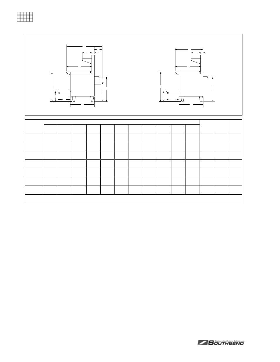 Pecifications, 400 r, Spec ifications | Side views, Odel, Estaurant, Anges p, 64 o | Southbend 436D User Manual | Page 6 / 64