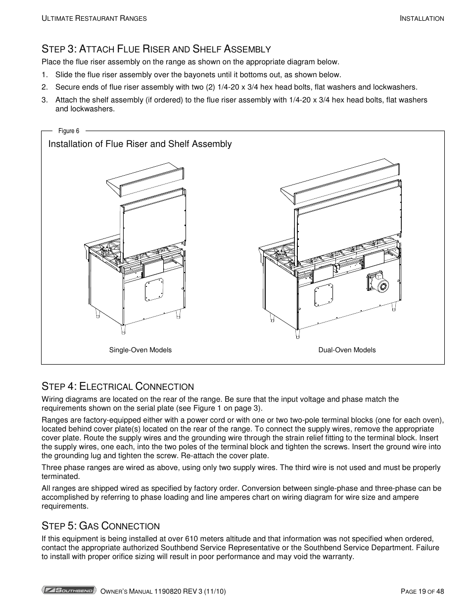 Southbend 4365A User Manual | Page 19 / 48