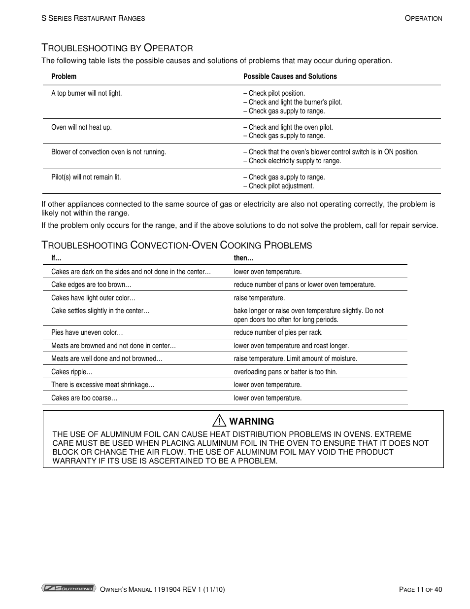 Southbend S36D User Manual | Page 11 / 40