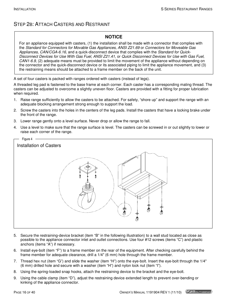 Southbend S36D User Manual | Page 16 / 40