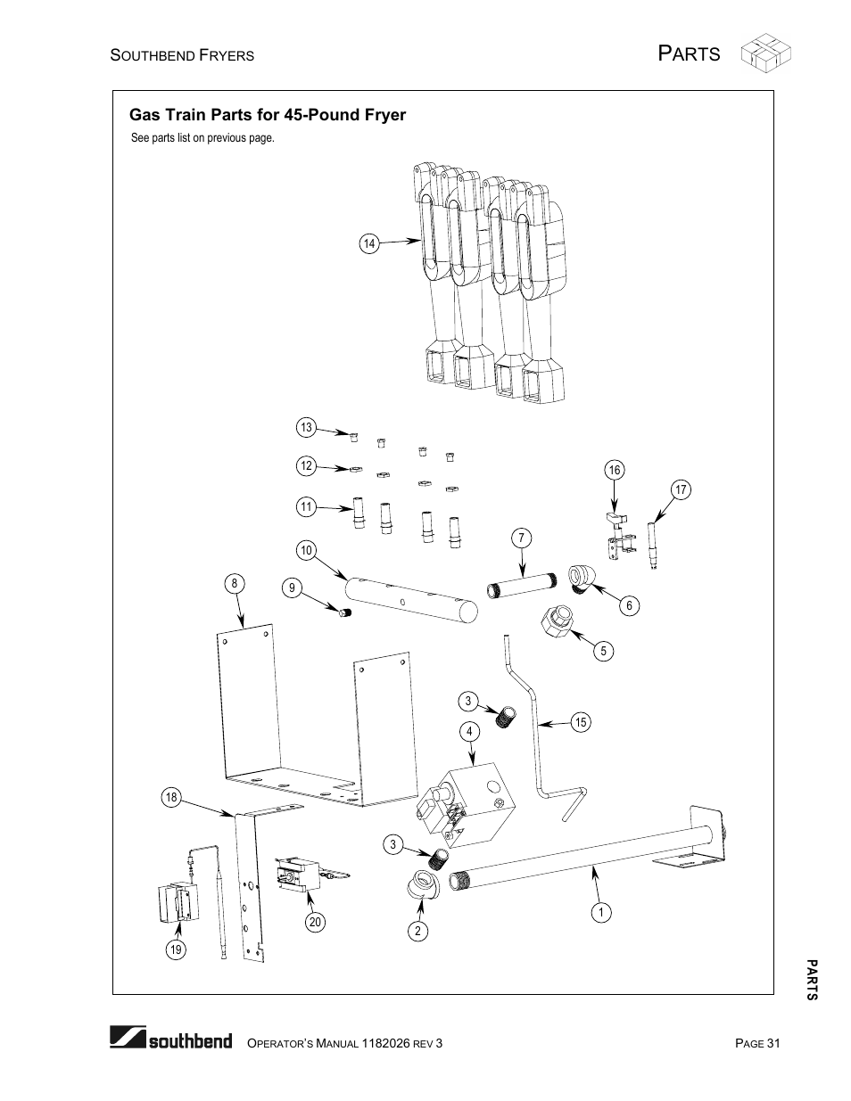 Arts | Southbend 35-Pound Fryer User Manual | Page 31 / 40