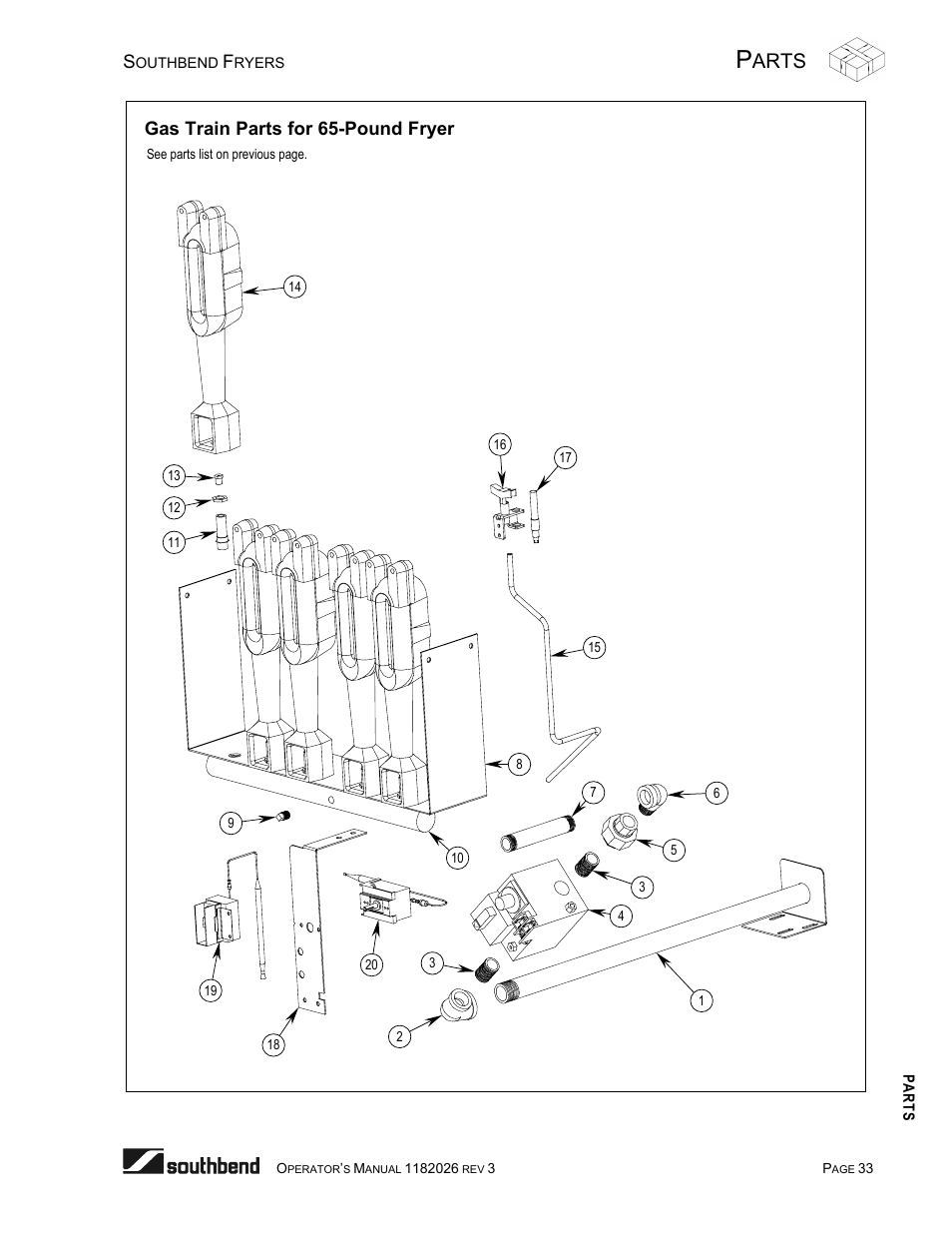 Arts | Southbend 35-Pound Fryer User Manual | Page 33 / 40