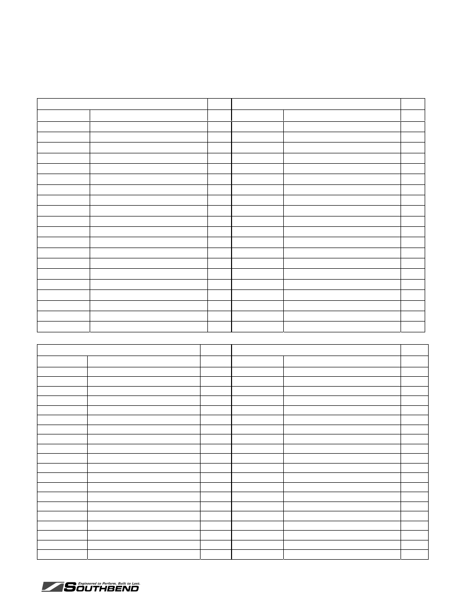 Arts | Southbend P60-CM-PT User Manual | Page 21 / 28