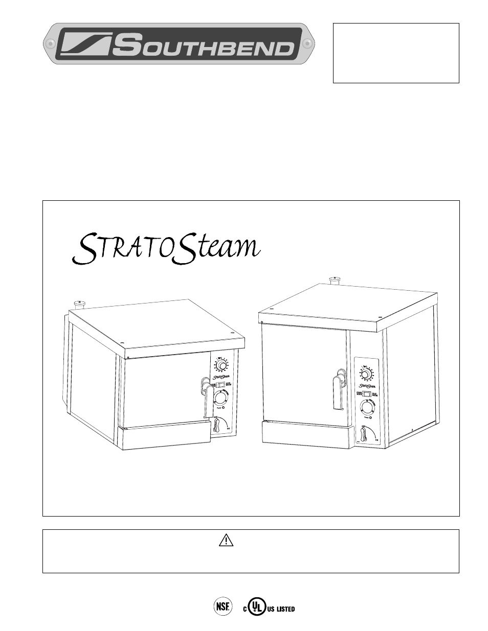 Southbend StratoSteam STRE-5D User Manual | 56 pages