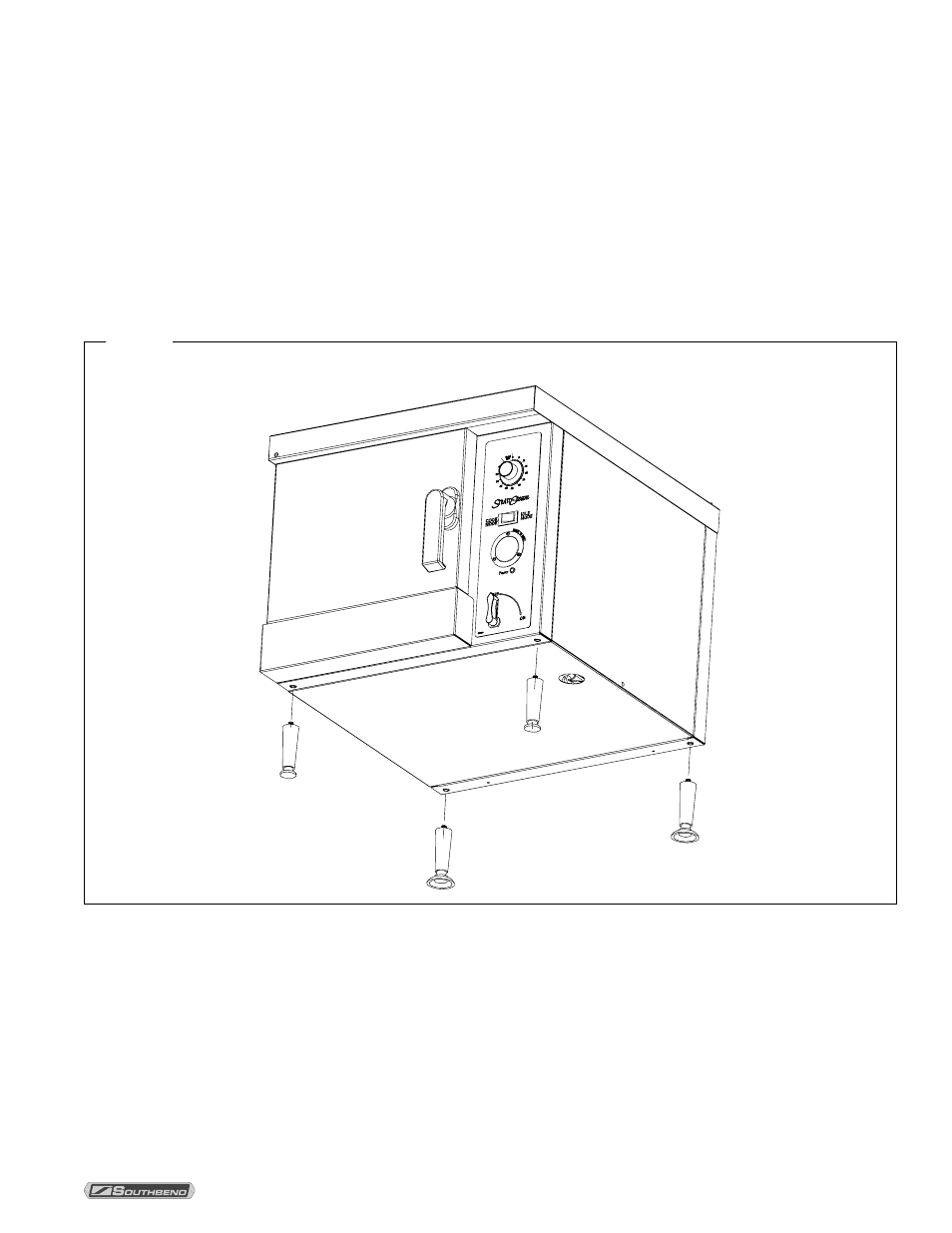 Step 2a: attach legs, Attach legs | Southbend StratoSteam STRE-5D User Manual | Page 13 / 56