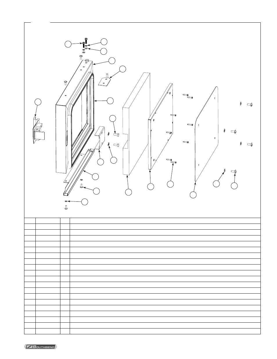 47 for individual parts) | Southbend StratoSteam STRE-5D User Manual | Page 47 / 56