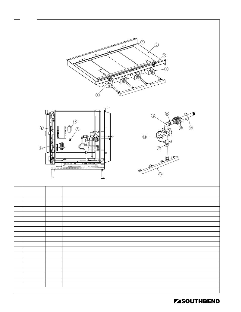 Southbend STRG-5D User Manual | Page 44 / 50