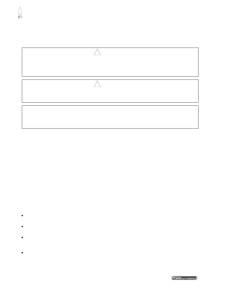 Operation, Lighting, relighting, and shutdown instructions, Operating the controls | Peration | Southbend Marathoner User Manual | Page 22 / 76