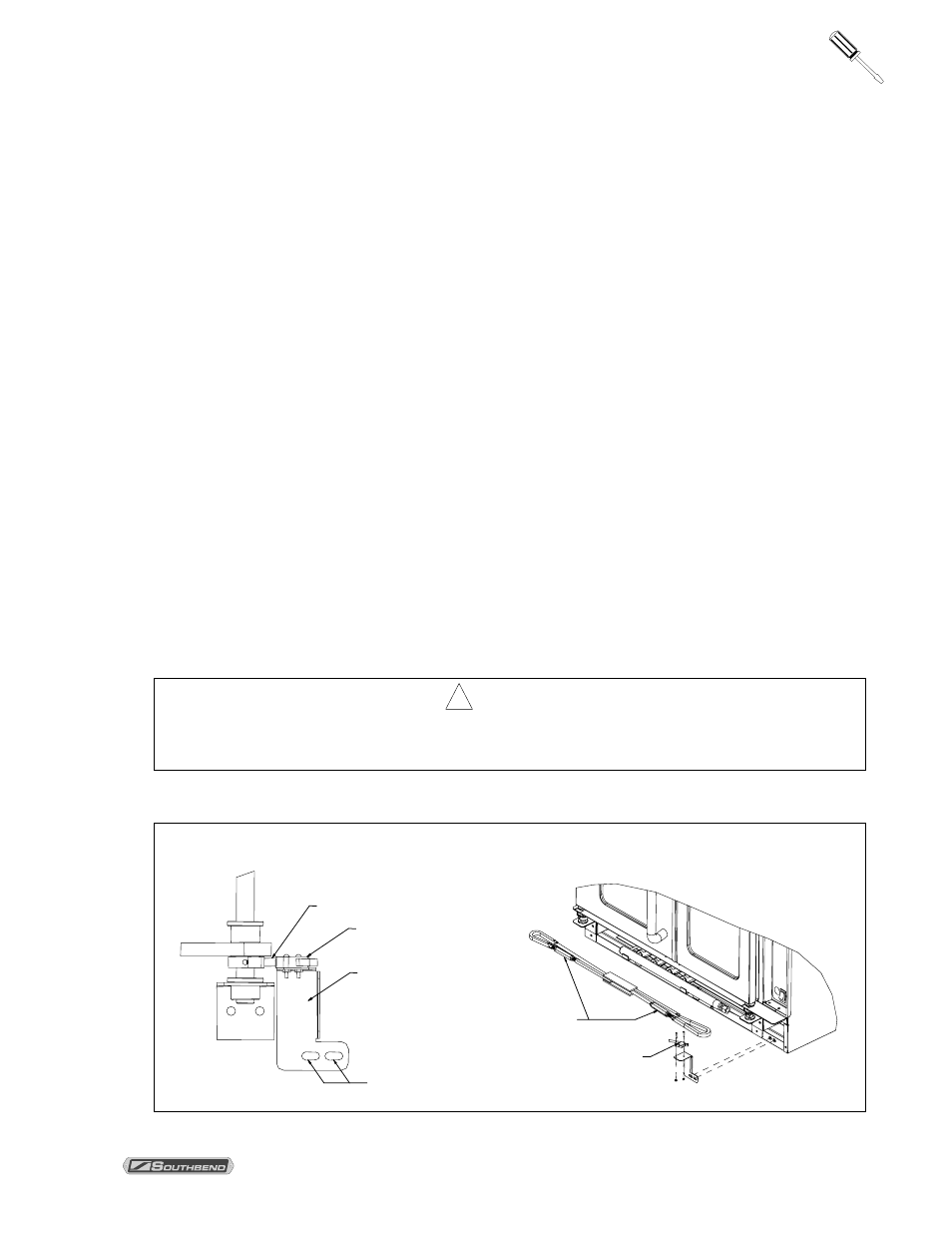 Adjusting door chain mechanism, Adjusting door switch, Djustments | Southbend Marathoner User Manual | Page 39 / 76