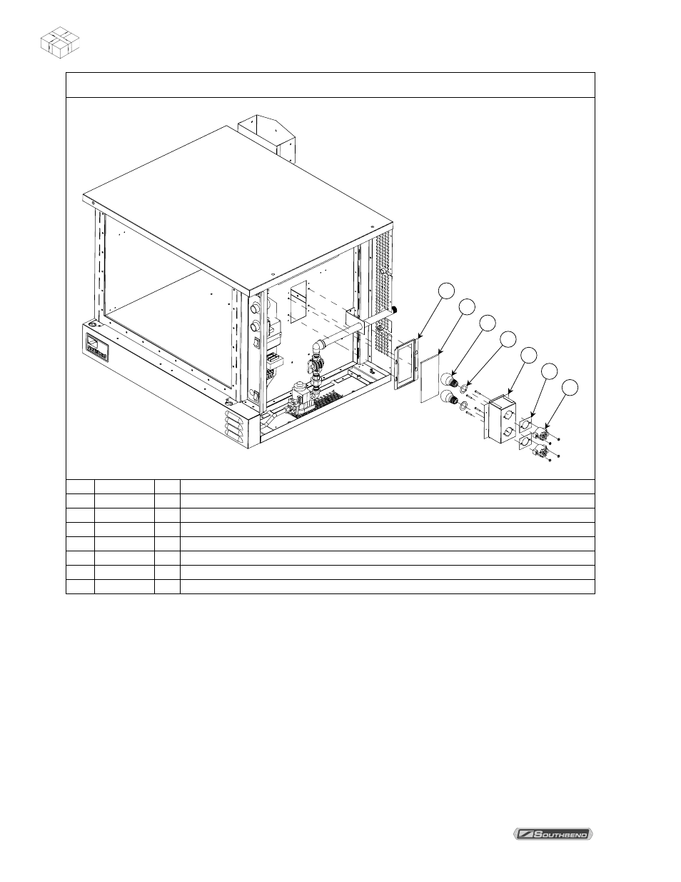 Arts, Oven light parts | Southbend Marathoner User Manual | Page 66 / 76