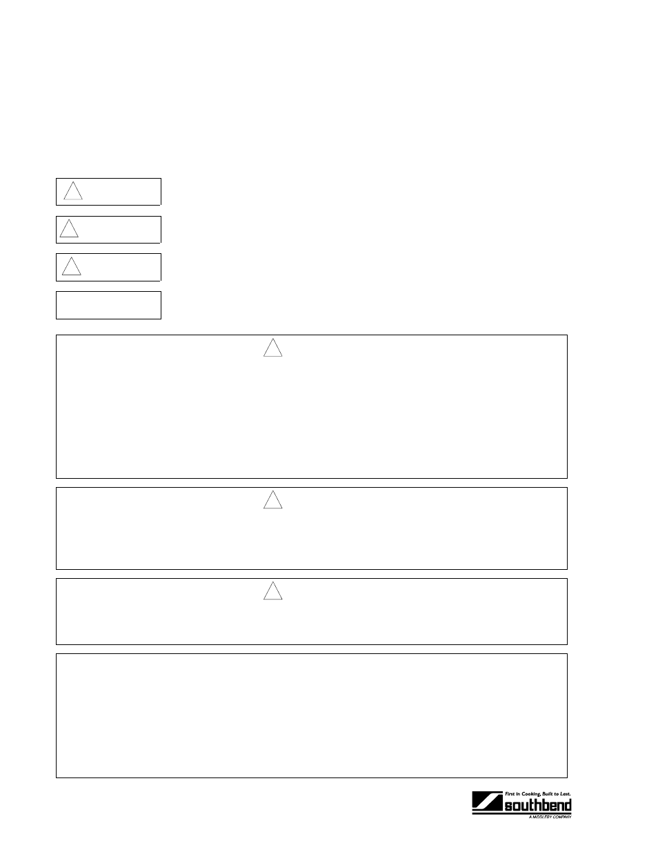 Safety precautions | Southbend 4FR-45 User Manual | Page 2 / 32