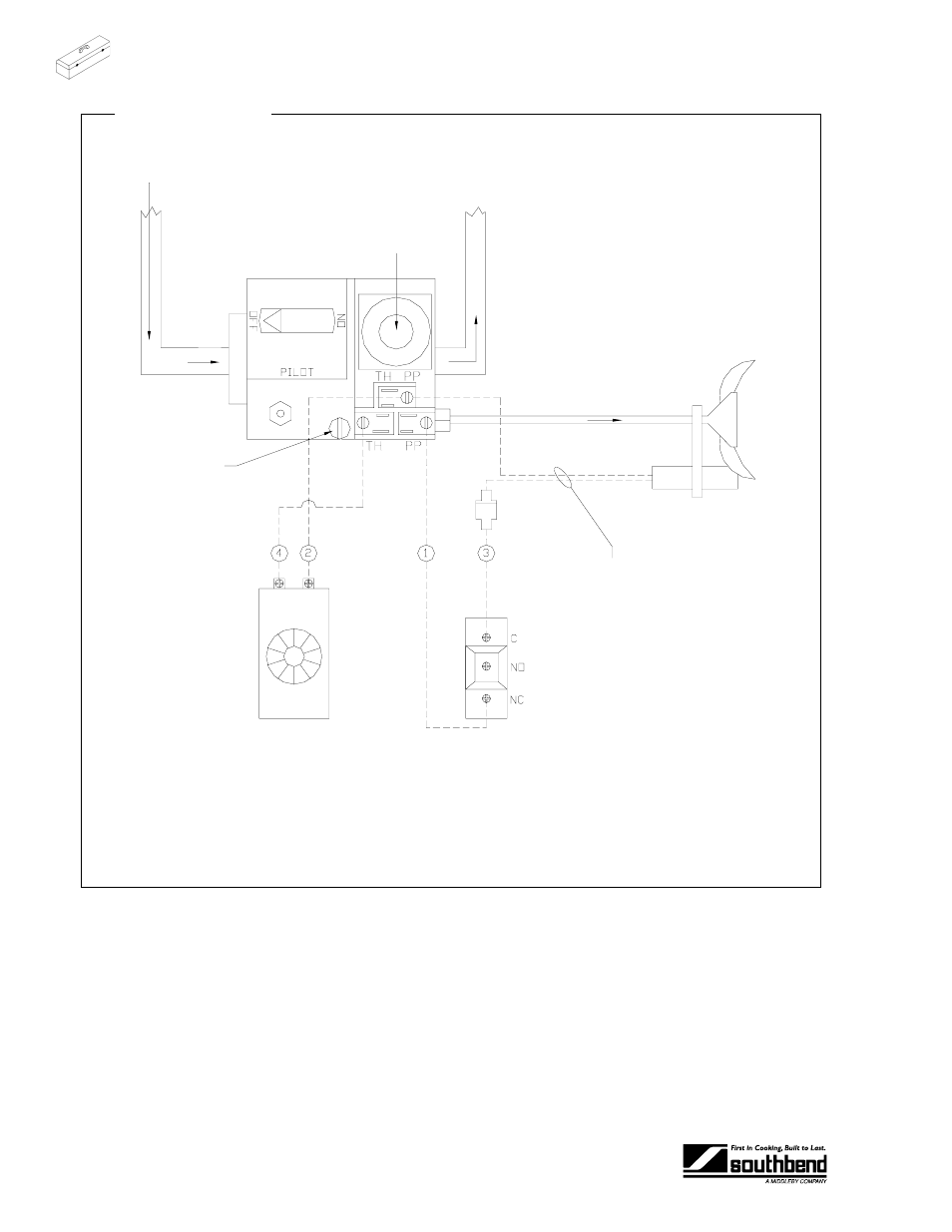 Ervice, 4fr-45 r, Wiring diagram | Southbend 4FR-45 User Manual | Page 24 / 32