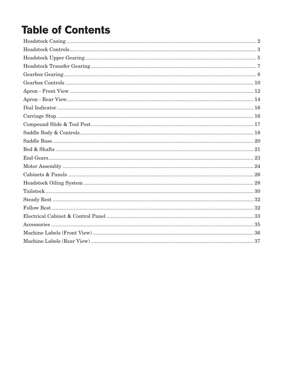 Southbend EVS Toolroom s SB1012 User Manual | Page 107 / 144