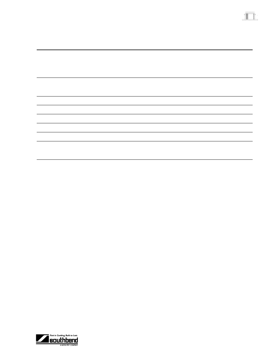 Ooking, Ints, Sez s | Southbend SEZ/3 User Manual | Page 15 / 52