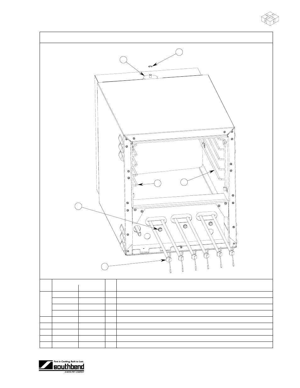 Arts, Sez s, Cavity and heater parts | Southbend SEZ/3 User Manual | Page 41 / 52
