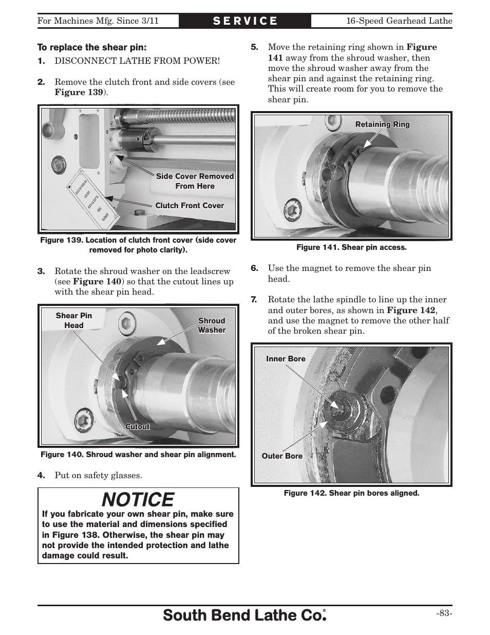 Southbend South Bend 16 SPEED GEARHEAD LATHE SB1053 User Manual | Page 85 / 136