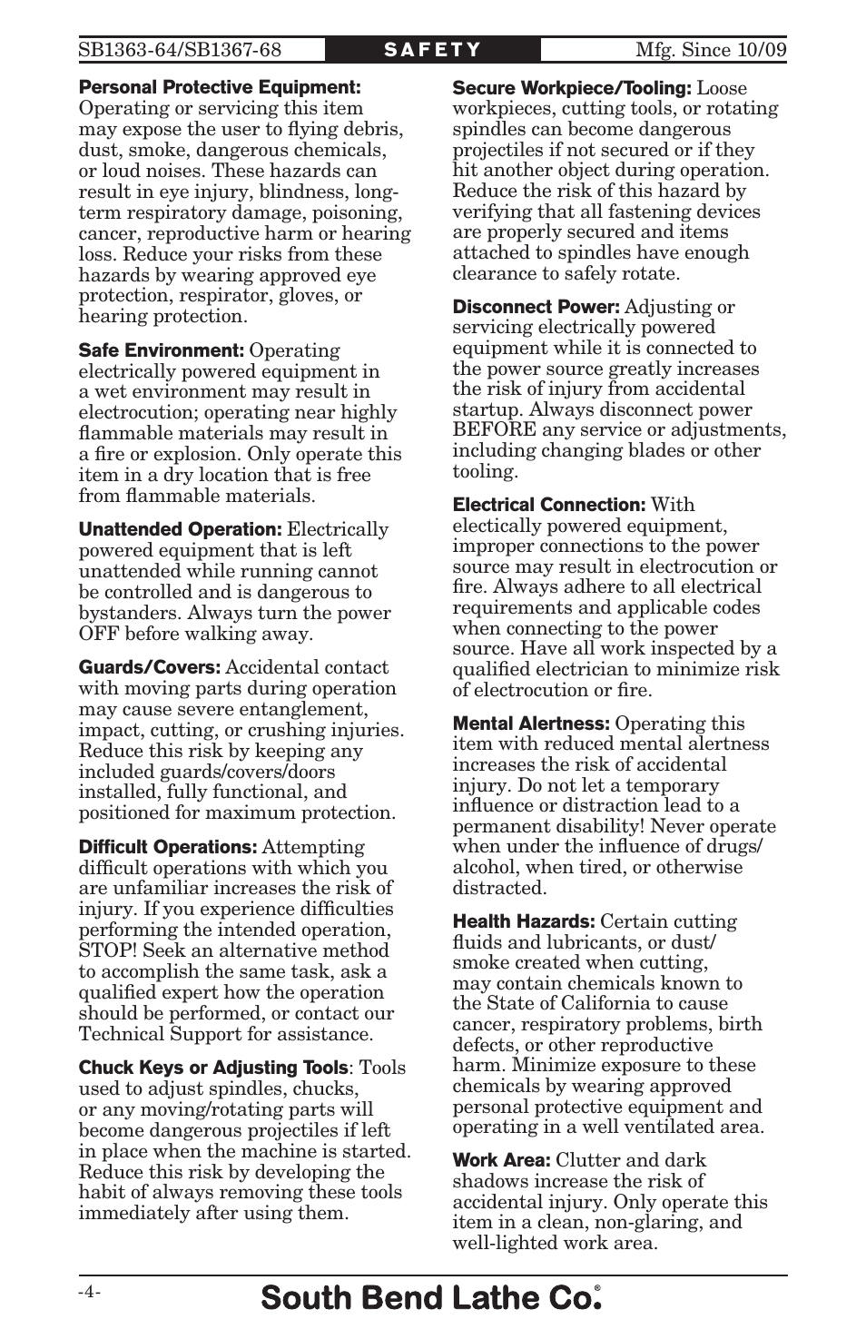 Southbend ROTARY TABLE SB User Manual | Page 6 / 28