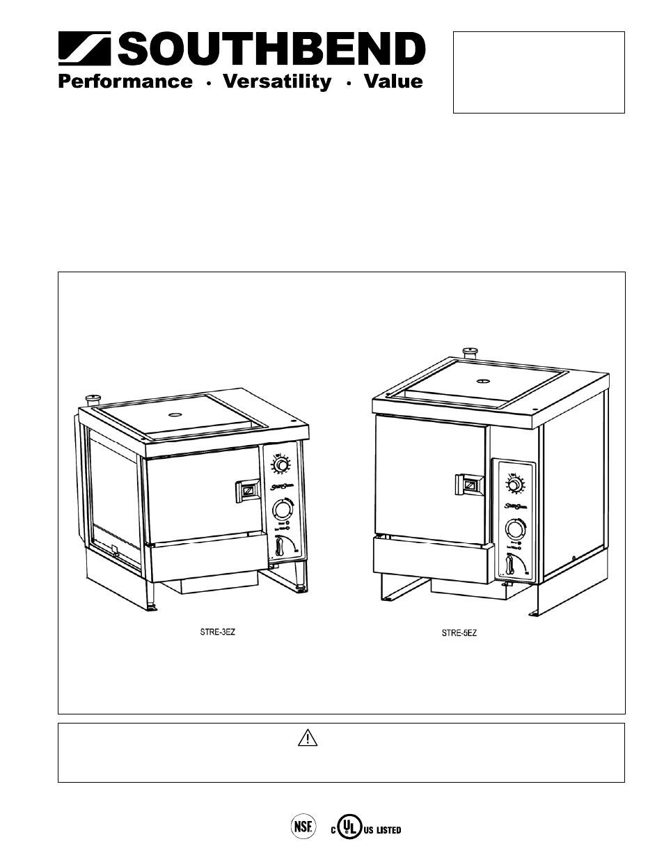 Southbend STRE-3EZ User Manual | 44 pages