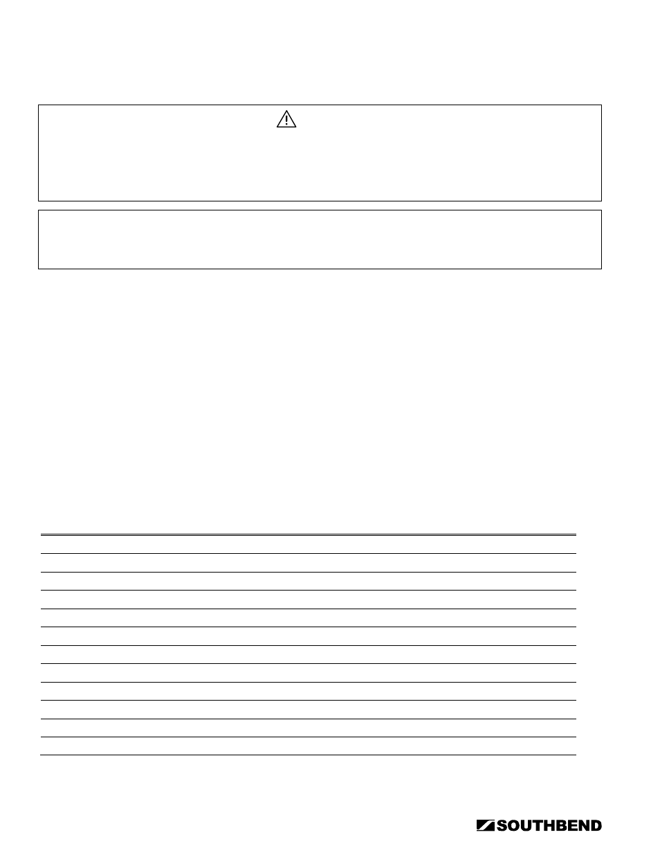 Ervice | Southbend STRE-3EZ User Manual | Page 18 / 44