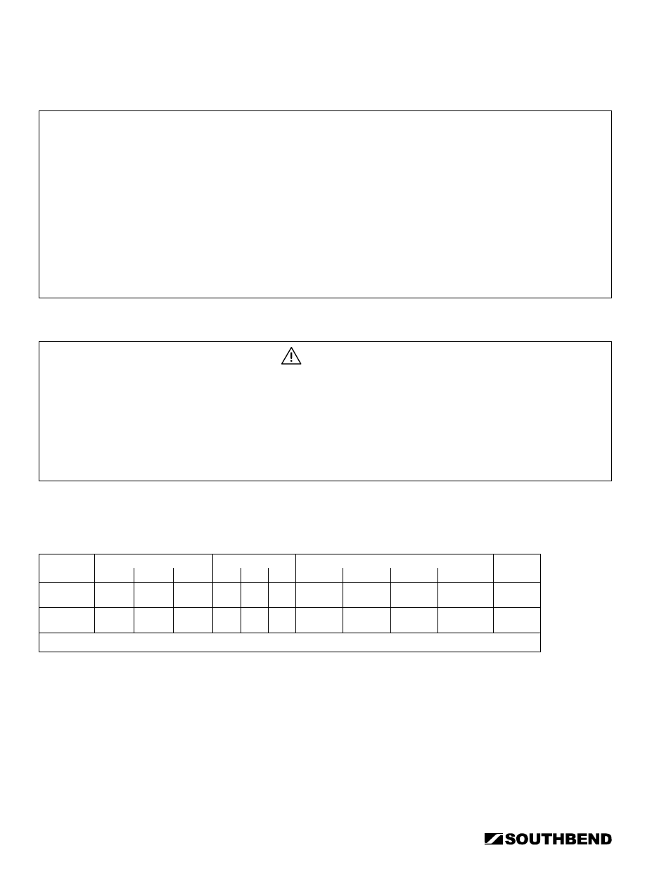 Pecifications | Southbend STRE-3EZ User Manual | Page 4 / 44