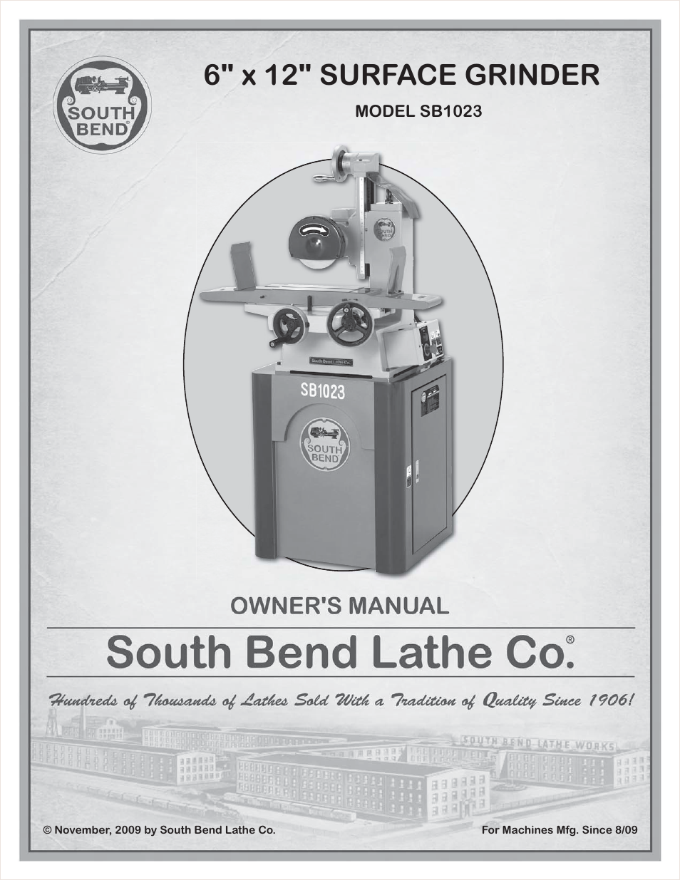 Southbend SB1023 User Manual | 48 pages