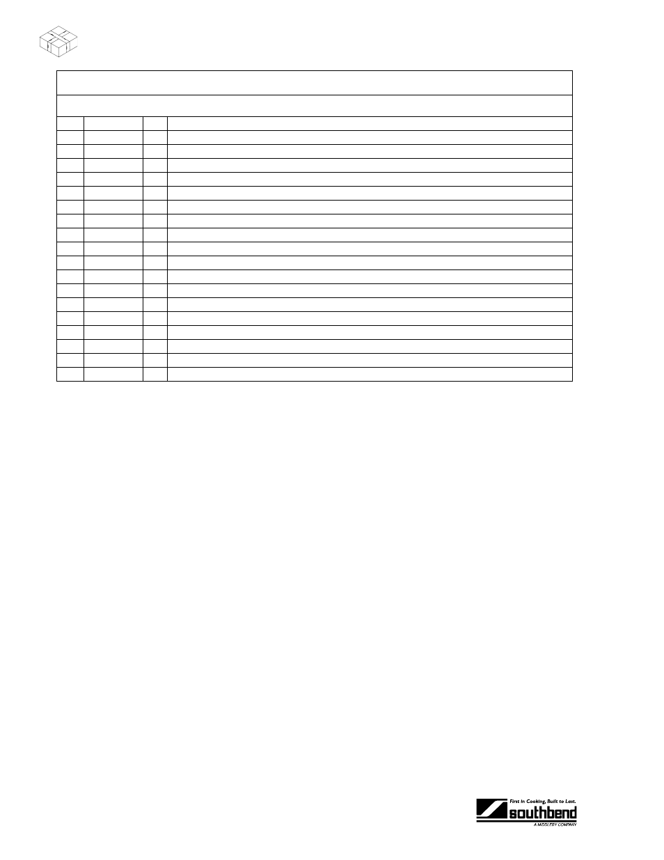 Arts | Southbend CG90-1 User Manual | Page 38 / 46