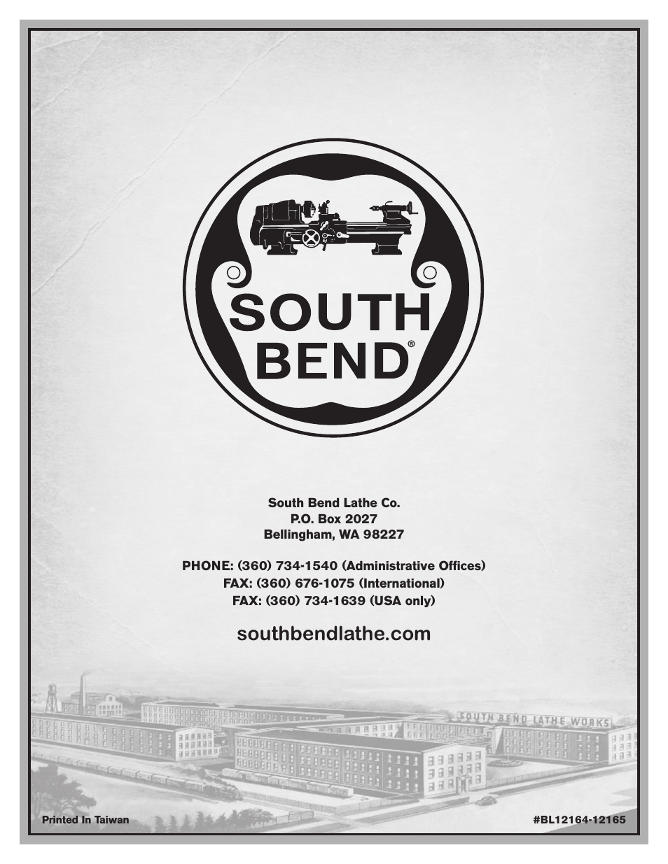 Southbend South Bend EVS Toolroom SB1012 User Manual | Page 88 / 144