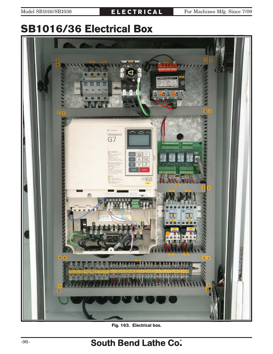 Southbend 18' & 60: EVS Toolroom Lathes 220v sb1016 User Manual | Page 98 / 144