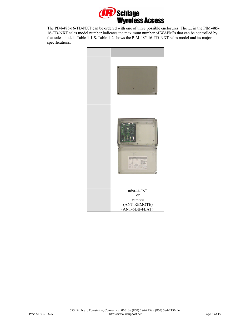 Schlage Panel Interface Module RS485 User Manual | Page 6 / 15