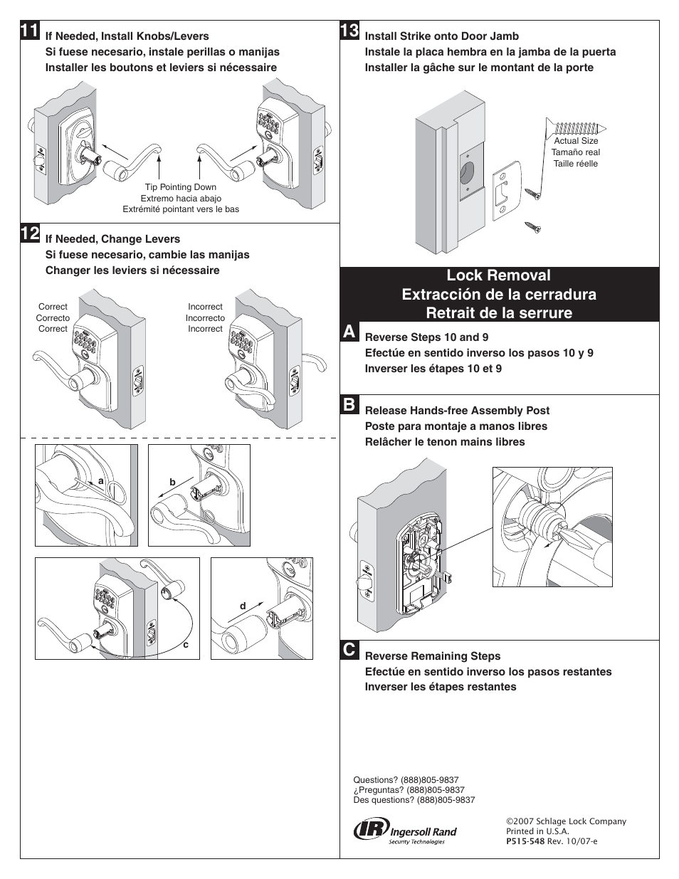 Schlage FE595 User Manual | Page 4 / 4