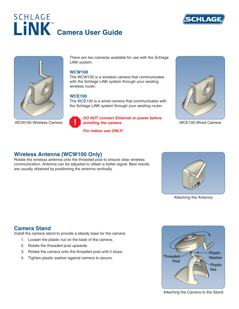 Schlage LINK WCW100 User Manual | 5 pages