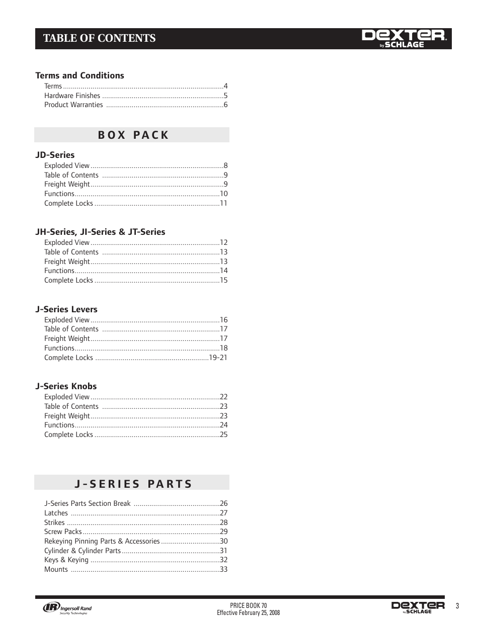 Schlage Price Book 70A User Manual | Page 58 / 108