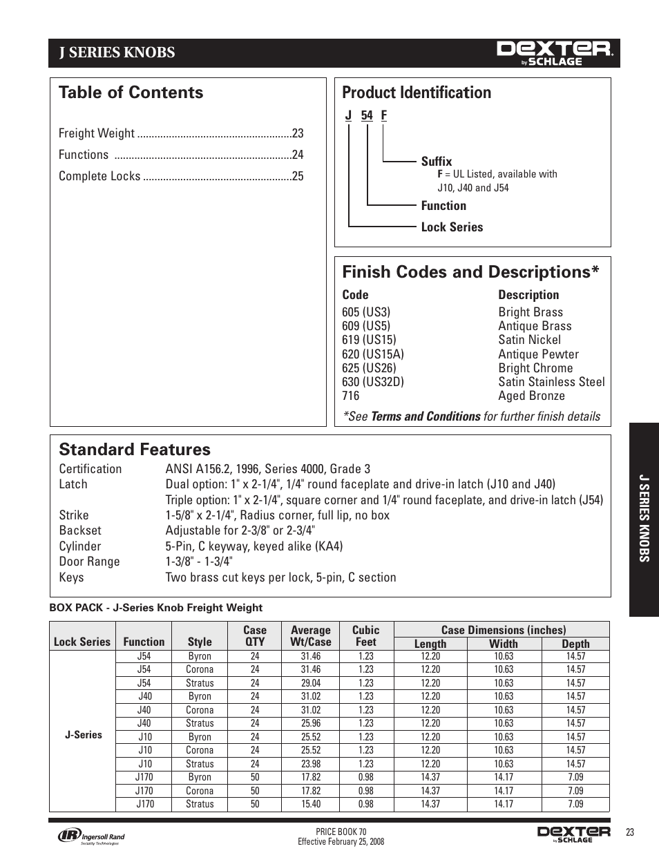 Schlage Price Book 70A User Manual | Page 78 / 108