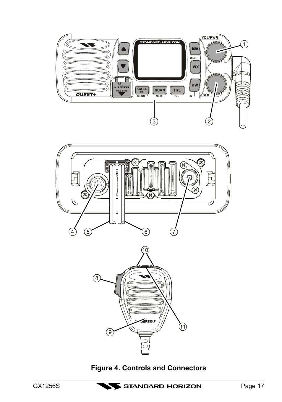 Standard Horizon QUEST+ GX1256S User Manual | Page 17 / 72