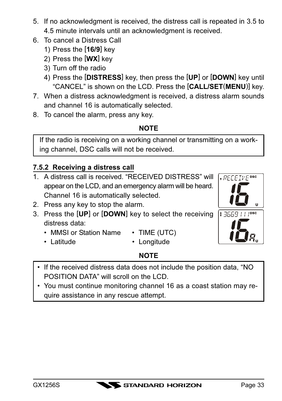 Standard Horizon QUEST+ GX1256S User Manual | Page 33 / 72